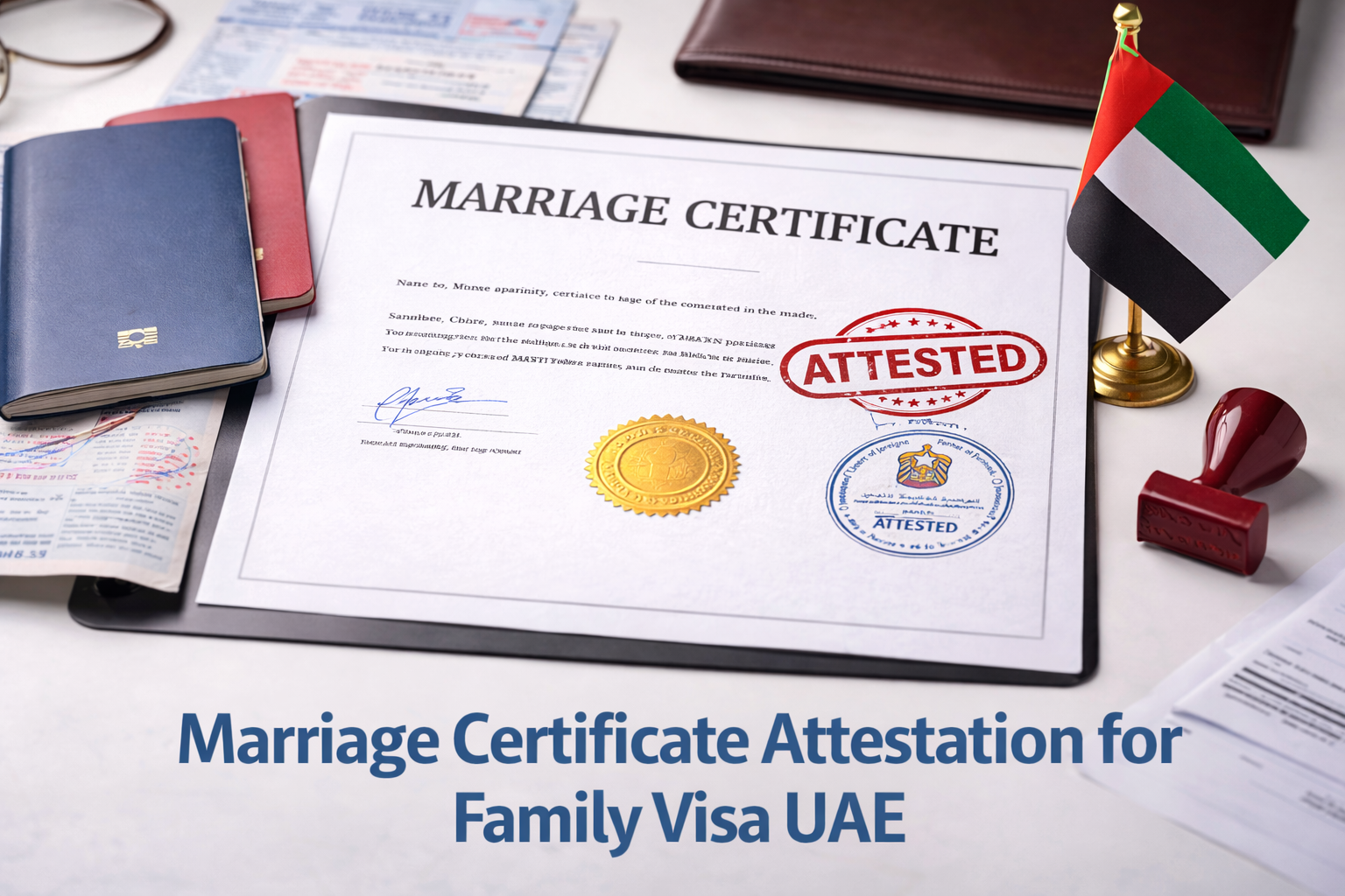 Marriage certificate attestation
